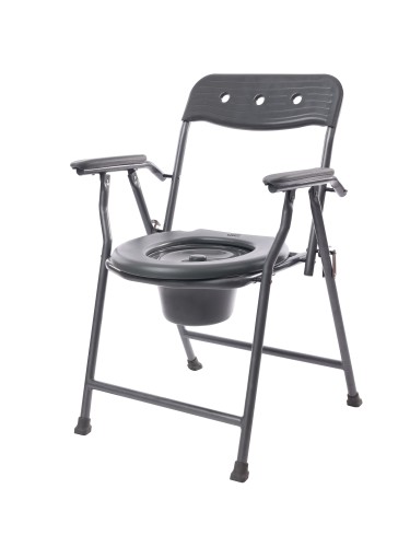 KRZESŁO TOALETOWE WC SANITARNE PRZENOŚNA TOALETA  POMOC DLA SENIORA DO ŁAZIENKI