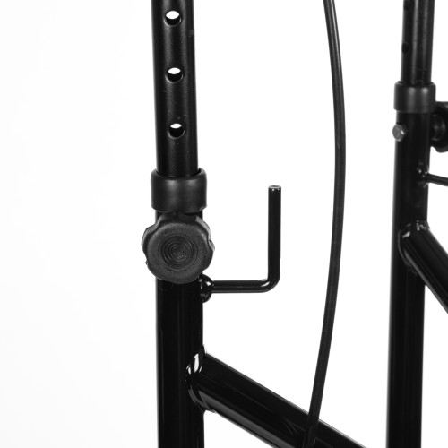 CHODZIK TRÓJKOŁOWY ALUMINIOWY BALKONIK REHABILITACYJNY Z TORBĄ DLA SENIORA SKŁADANY