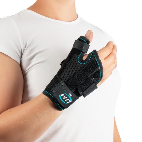 ORTEZA NADGARSTKA STABILIZATOR  Z UJĘCIEM KCIUKA MEDYCZNY USZTYWNIACZ DŁONI