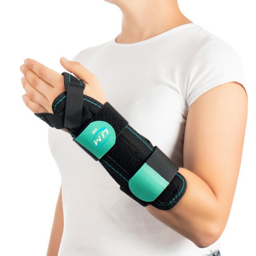 ORTEZA NADGARSTKA STABILIZATOR USZTYWNIACZ ORTEZA Z SZYNĄ NA SKRĘCENIE URAZ